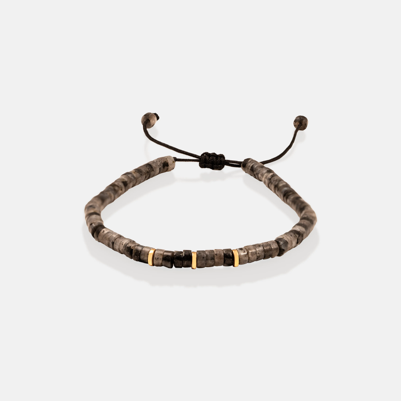 دستبند طلا سنگ لاروکیت