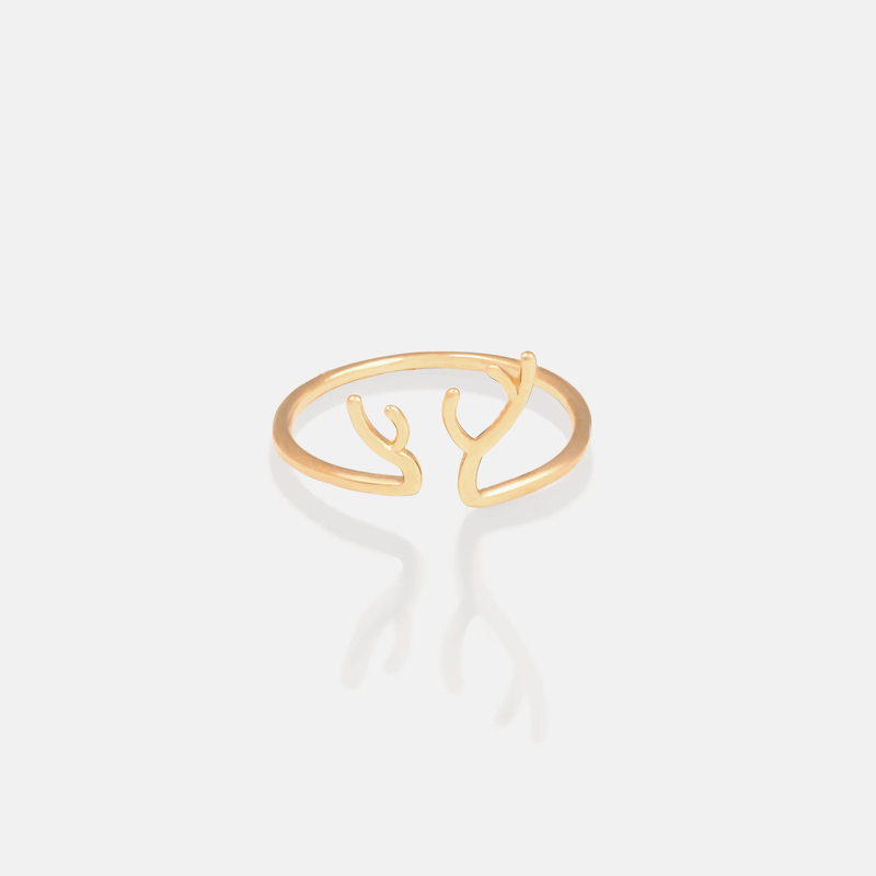 انگشتر طلا شاخ گوزن