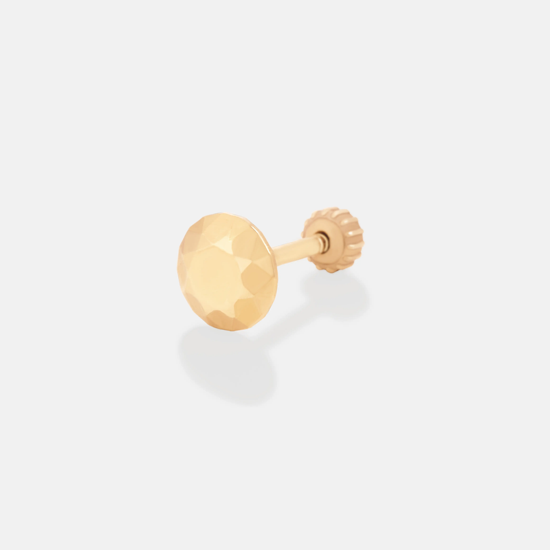 پیرسینگ طلا دایره بعد دار