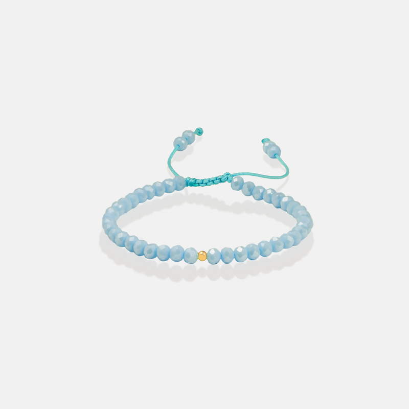 دستبند سنگ و گوی طلا