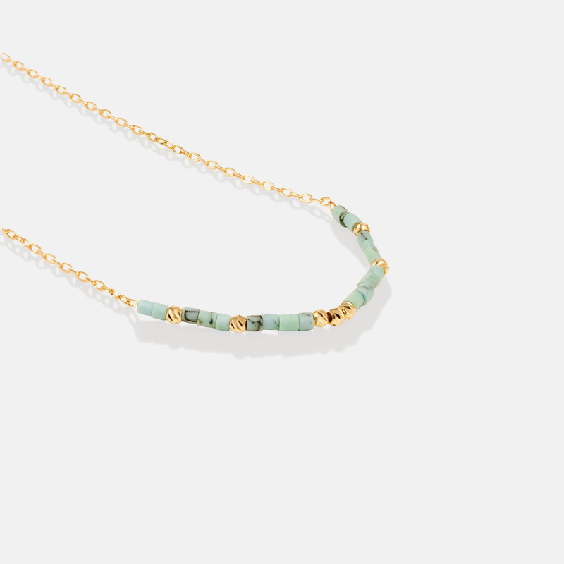 گردنبند طلا فیروزه