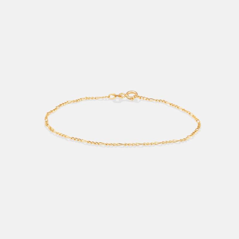 دستبند طلا زنجیر فیگارو