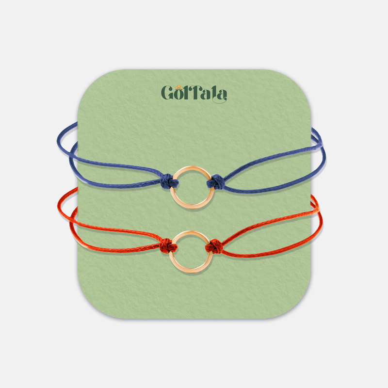 ست کاپل دستبند طلا دایره