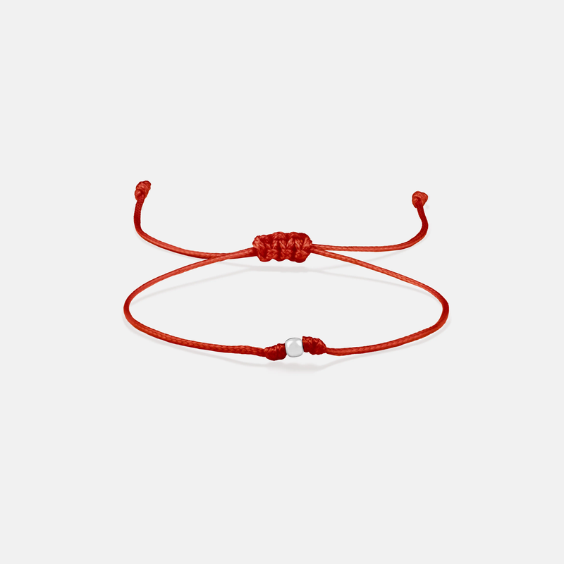 دستبند نقره تک گوی