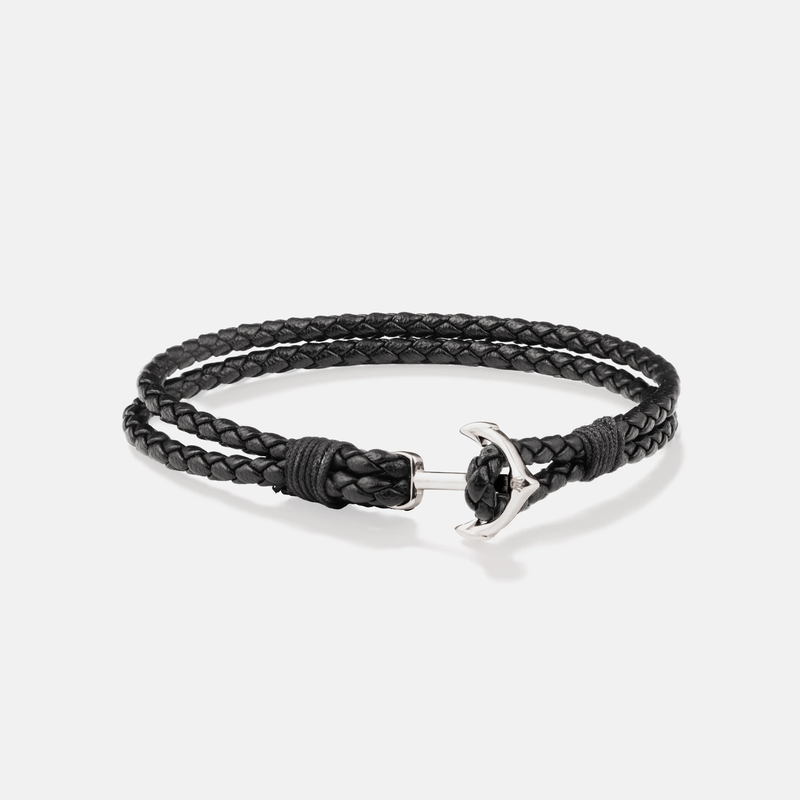 دستبند نقره لنگر