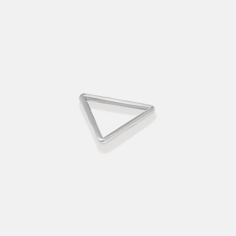 آویز نقره مثلث مفتولی