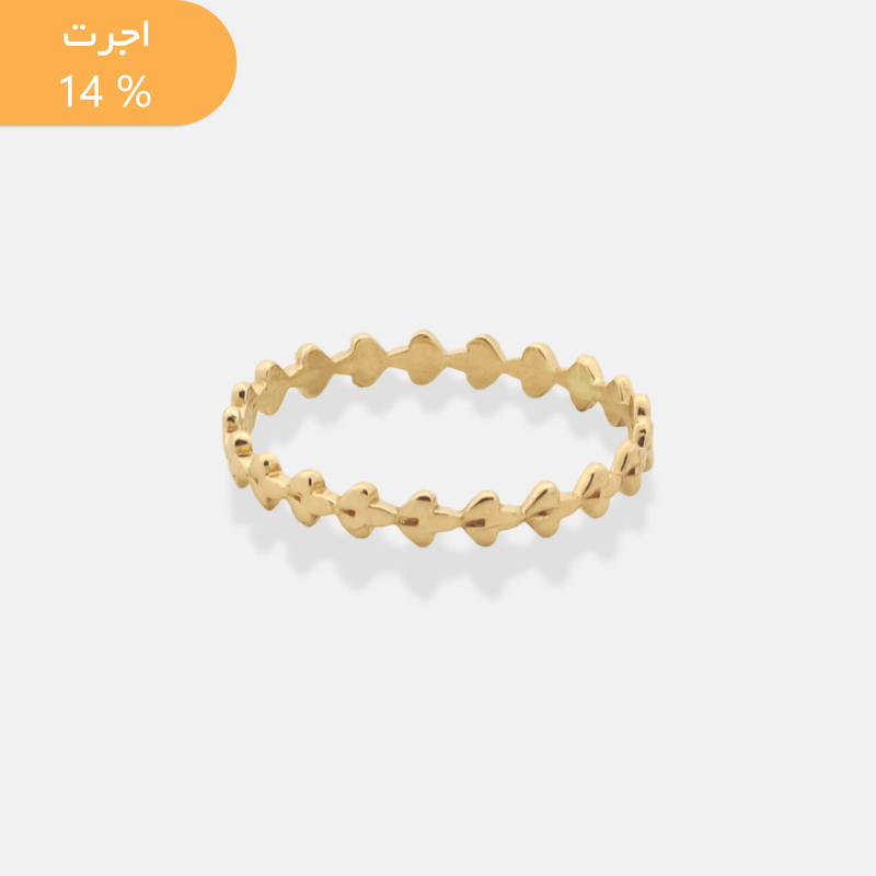 انگشتر طلا برگین 