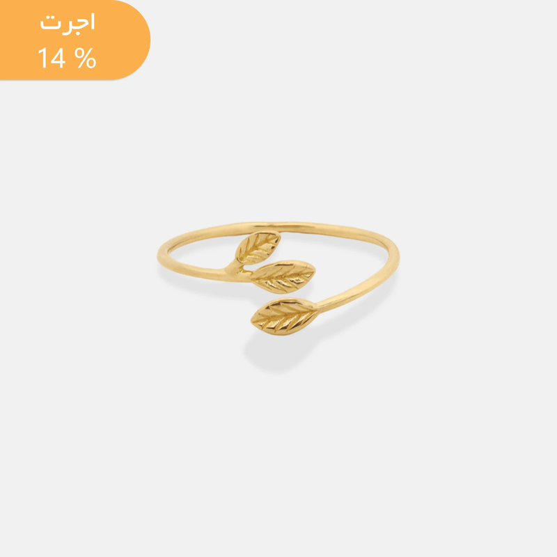انگشتر طلا گلبرگ 