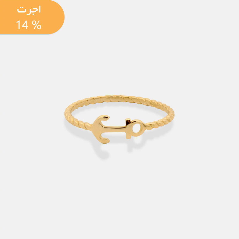 انگشتر طلا لنگر