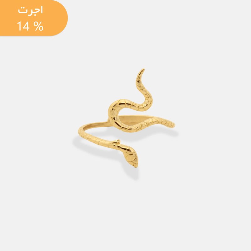 انگشتر طلا مار