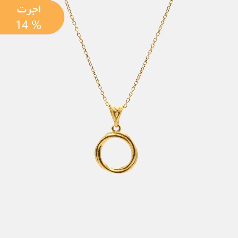 آویز طلا دایره