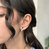 گوشواره طلا سرخ مروارید 