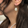 گوشواره طلا مروارید باروک