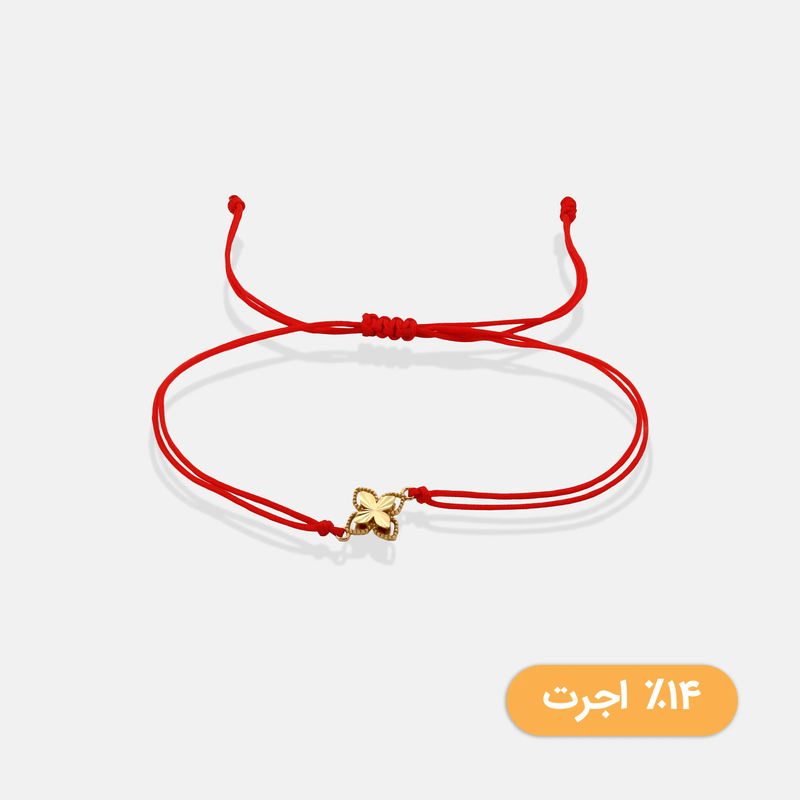 دستبند طلا روبرتو تراش دار
