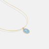 گردنبند طلا قاب حرف T