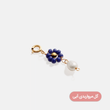 آویز طلا گل مرواریدی