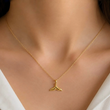 آویز طلا دم وال
