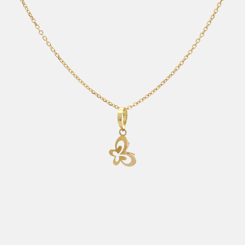 آویز طلا پروانه