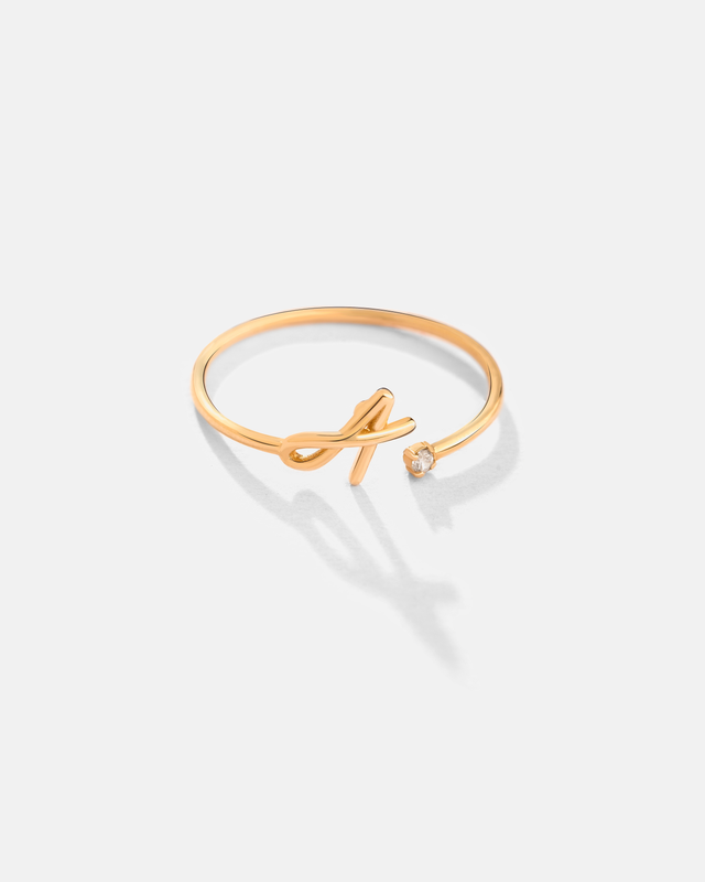 انگشتر حرف A