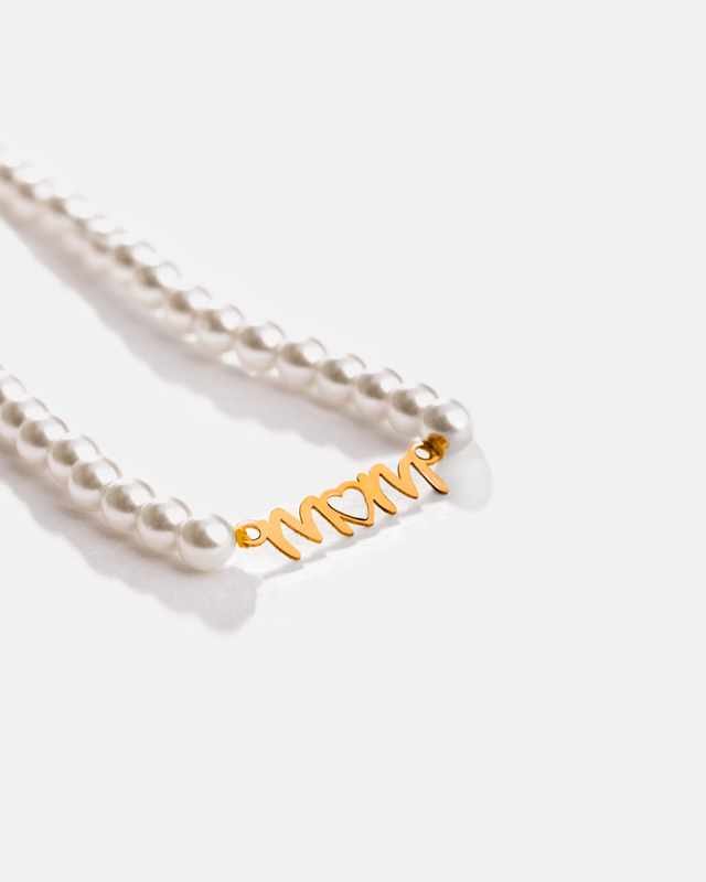 گردنبند مرواریدی mom