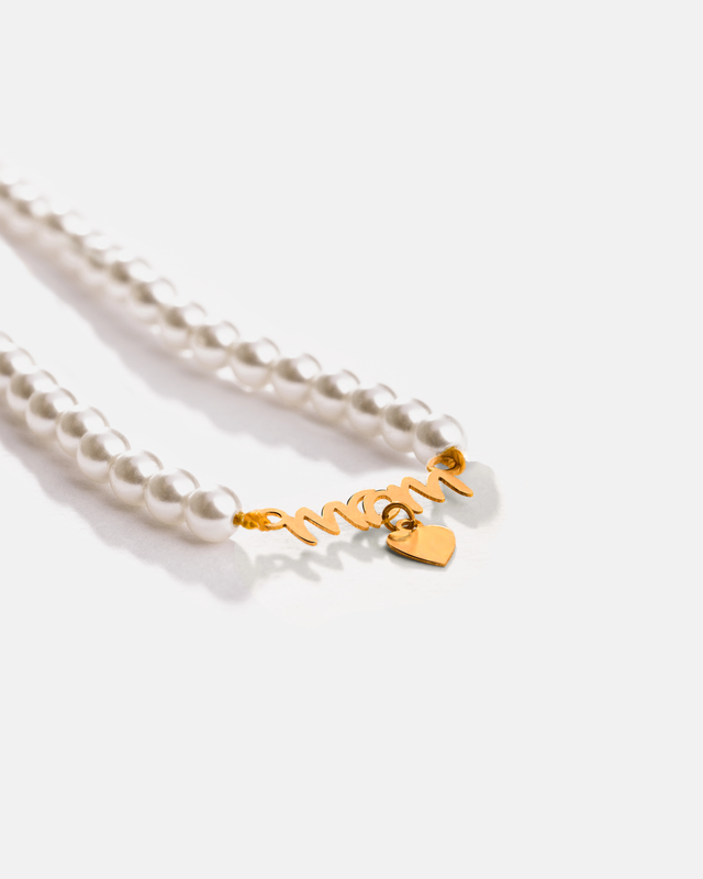 گردنبند mom و قلب