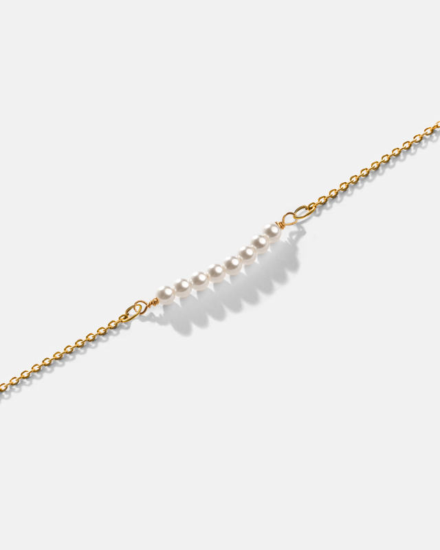 دستبند مروارید زنجیری