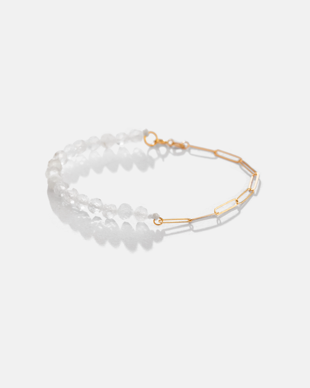 دستبند هرمس سنگ مون استون