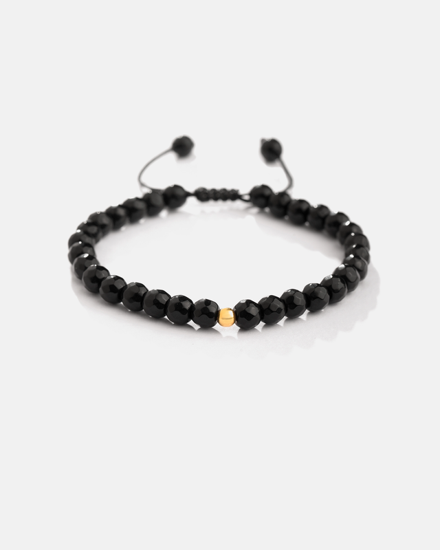 دستبند ترمالین و گوی طلا