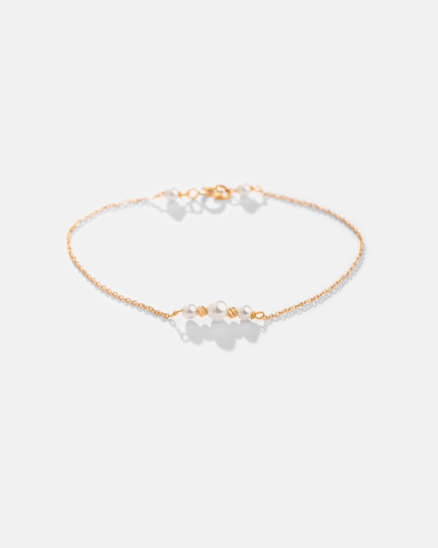 دستبند مروارید و زنجیر