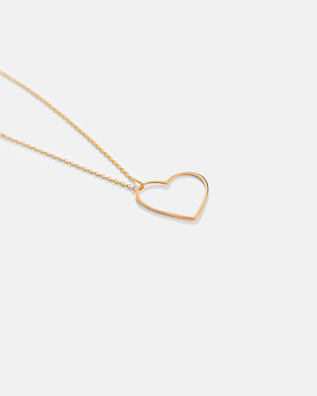 آویز قلب مفتولی بزرگ