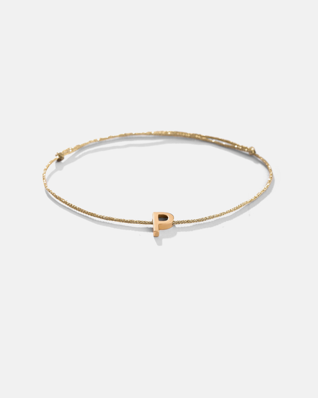 دستبند حرف p