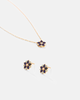 گوشواره طلا کاشی کاری