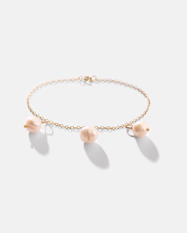 دستبند فلامینگو با مروارید