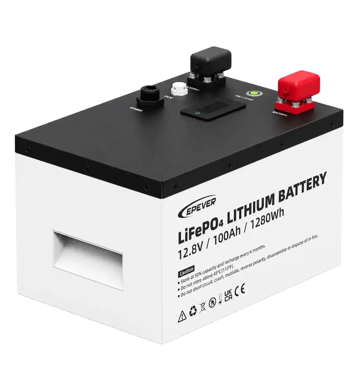 باتری لیتیوم epever مدل LFP1.28KWH12.8V-P65L4