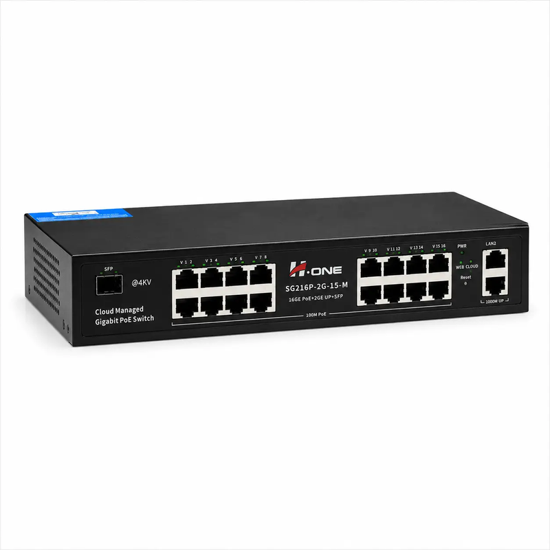 سوئیچ PoE وب اسمارت مدل SG216P-2G-2S-M