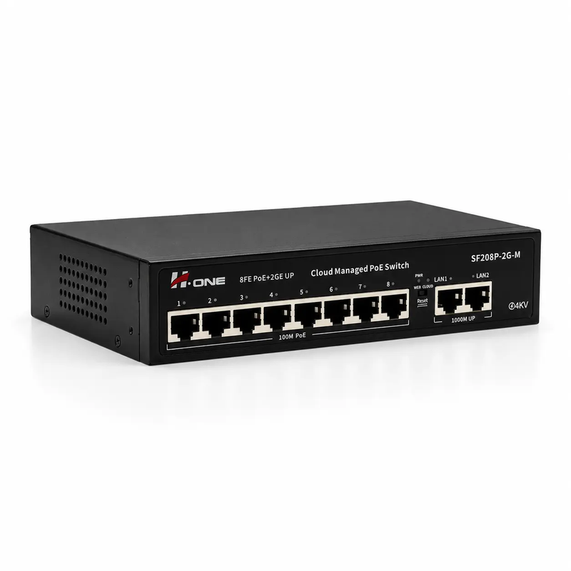 سوئیچ PoE وب اسمارت مدل SF208P-2G-M