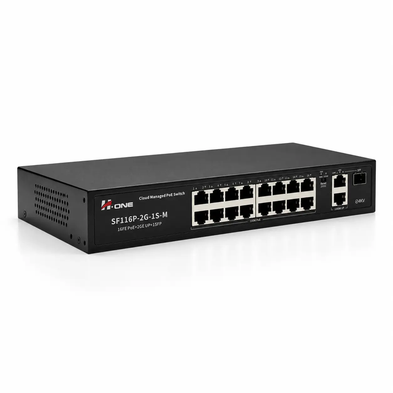 سوئیچ PoE وب اسمارت مدل SF116P-2G-1S-M