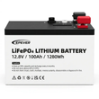 باتری لیتیوم Epever مدل LFP1.28KWH12.8V-P65L4