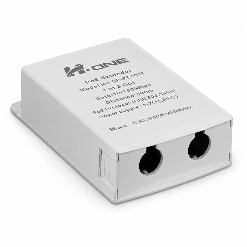 اکستندر PoE اچ وان, اکستندر شبکه PoE, اکستندر POE 1 به 3, اکستندر PoE مدل SP-PE103F, H.ONE SP-PE103F, H.ONE PoE Extender, PoE Extender, POE Network Extender, توسعه دهنده شبکه PoE, افزایش طول کابل شبکه PoE, تقسیم کننده PoE, سوئیچ PoE سه پورت, PoE Splitter, PoE Repeater, تجهیزات شبکه H.ONE, لوازم شبکه, تجهیزات دوربین مداربسته, افزایش برد دوربین مداربسته تحت شبکه, اتصال چند دوربین IP با PoE, اکستندر دوربین مداربسته, توسعه شبکه دوربین IP, کابل شبکه PoE, انتقال برق و دیتا روی شبکه, تجهیزات شبکه تحت شبکه, خرید اکستندر PoE, قیمت اکستندر PoE