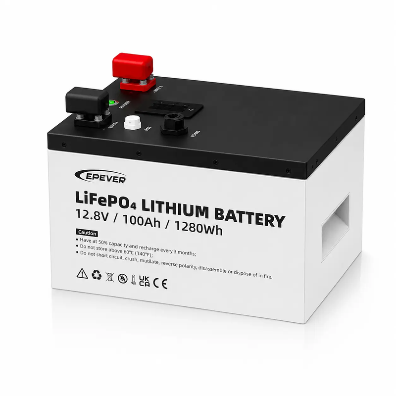 باتری لیتیوم EPEVER مدل LFP1.28KWH12.8V-P65L4