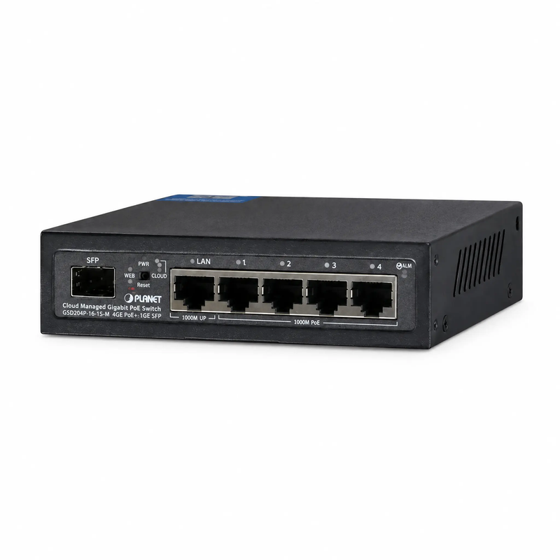 سوئیچ PoE وب اسمارت اچ وان مدل SG204P-1G-1S-M