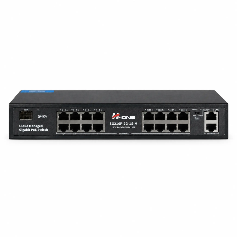 سوئیچ PoE وب اسمارت اچ وان مدل SG216P-2G-2S-M