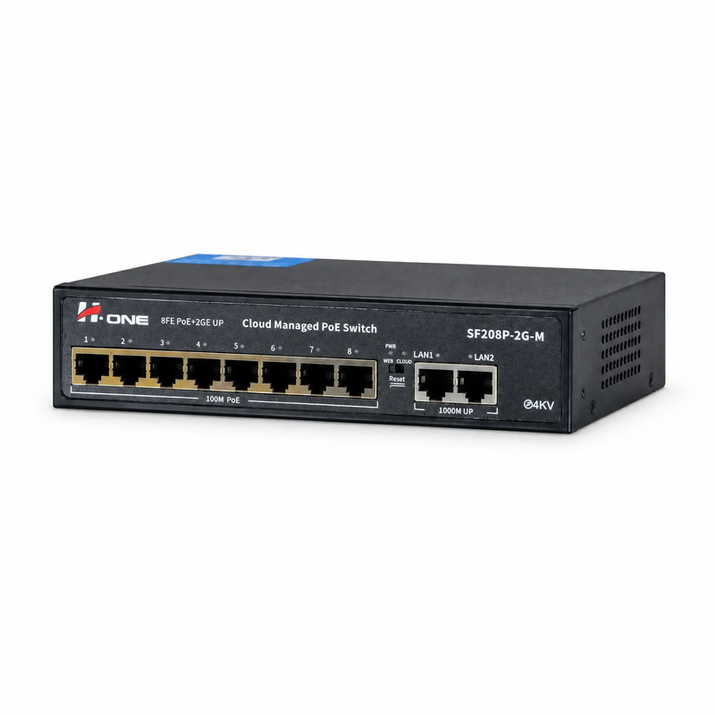 سوئیچ PoE وب اسمارت اچ وان مدل SF208P-2G-M