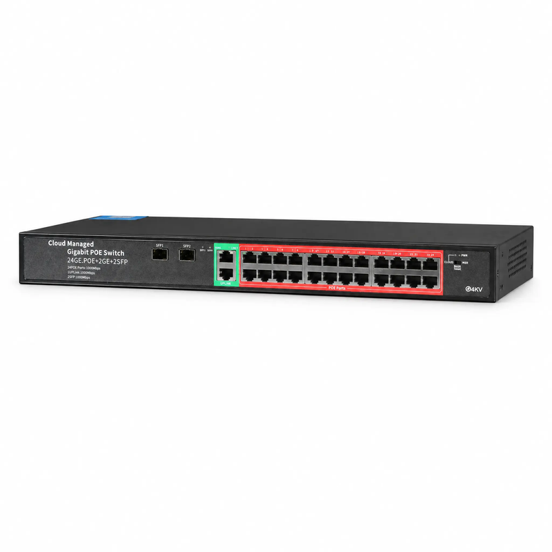 سوئیچ PoE وب اسمارت اچ وان مدل SG224P-2G-2S-M