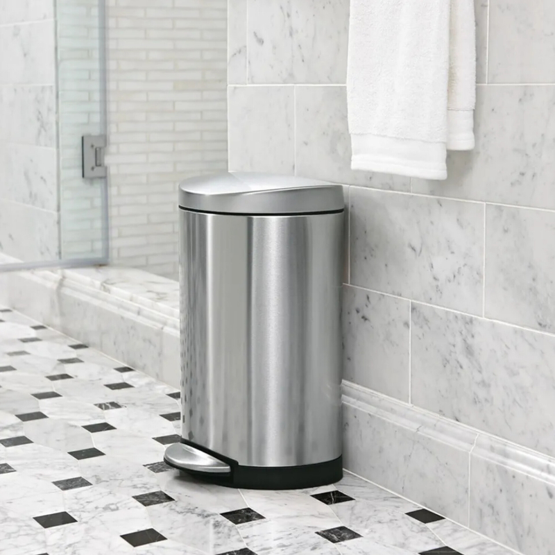 سطل زباله نیم گرد ۱۰ لیتری Simplehuman