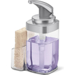 پمپ مایع ظرفشویی Simplehuman با جارو اسکاچی
