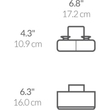 نگهدارنده اسکاچ کنار سینک Simplehuman 