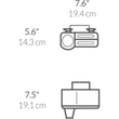 نگهدارنده اسکاچ و برس کنار سینک Simplehuman 
