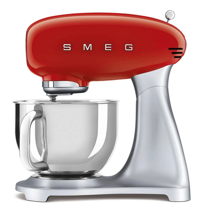 استند میکسر Smeg - قرمز با پایه استیل