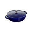 تابه چدنی ۲۸ سانتی Staub رنگ آبی تیره